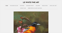 Desktop Screenshot of ldwhitefineart.com